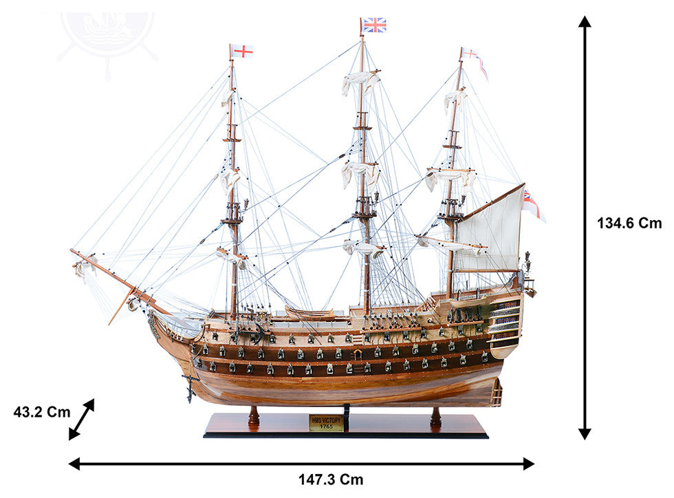 Hms Victory Xl Museum-quality Fully Assembled Wooden Model Ship