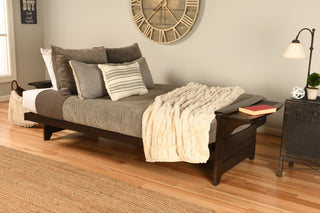 Mesa Frame Futon With Espresso Finish, Great Outdoors