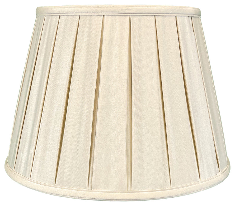 Royal Designs Empire English Pleat Lamp Shade, Beige, 11x18x12, Single