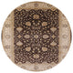Ahgly Company Indoor Round Mid-Century Modern Area Rugs, 4' Round