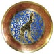 Natural Geo Giraffe Decorative Brass Accent Plate