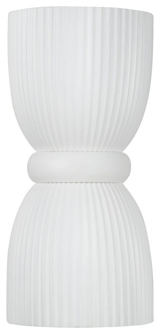Capital Lighting 656121 Mallory 2 Light 17" Tall Wall Sconce - Ceramic White
