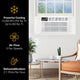 10,000 BTU 115V Window-Mounted Air Conditioner With Remote Control
