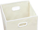 Foldable Closet Laundry Hamper Basket, Beige