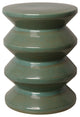 Accordion Stool, Green 13X18"H