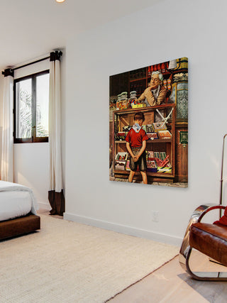 "Penny Candy" Painting Print on Canvas by Stevan Dohanos
