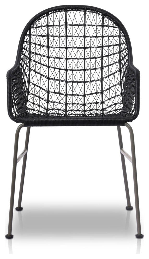 Bandera Outdoor Dining Chair Smoke Black, Grey Bronze
