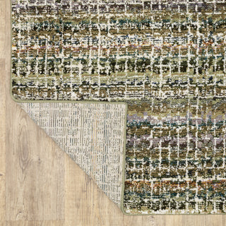 Aegina Gridwork Plaid Green/Multi Area Rug 8'6" x 11'7"