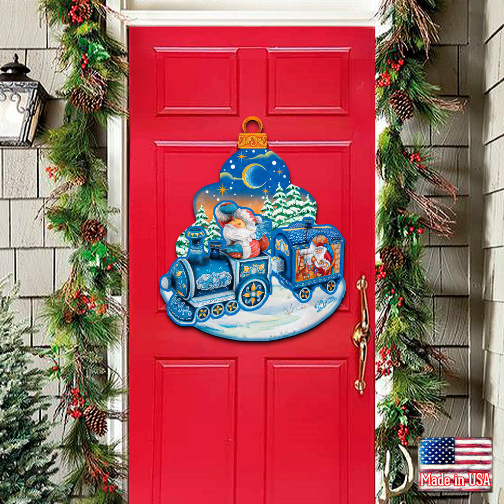 Christmas Train Door Hanger