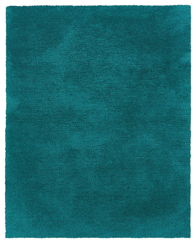 Oriental Weavers Cosmo Collection Teal Solid Indoor Area Rug 6'6"X9'6"