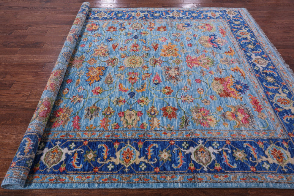 Persian Fine Serapi Handmade Rug 8' 0" X 9' 10" - Q15648