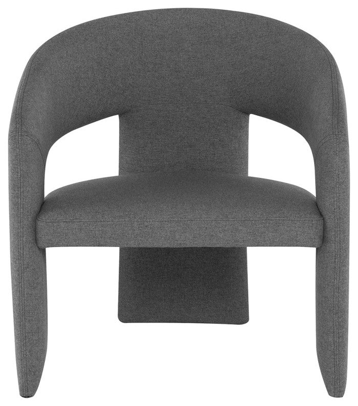 Anise Shale Grey Fabric Occasional Chair