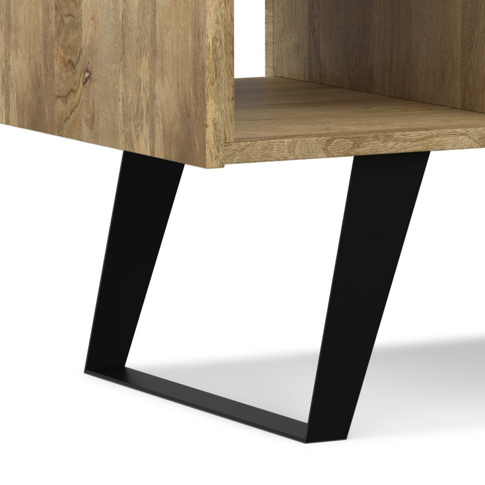 Lowry Solid Acacia Wood Coffee Table, Natural