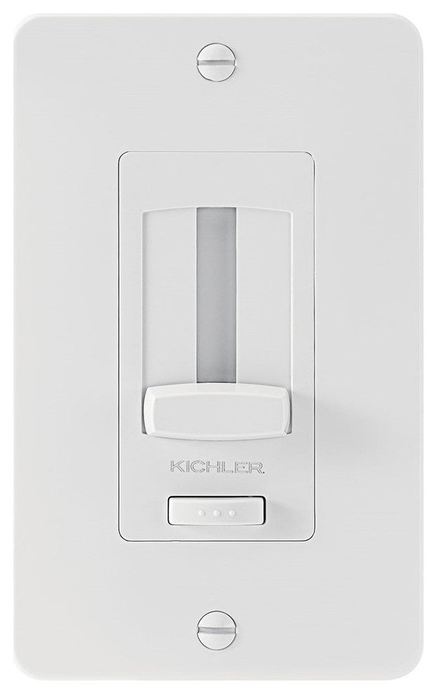 Kichler Face Plate and Trim for 4DD/6DD LED Driver and Dimmer, White