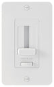 Kichler Face Plate and Trim for 4DD/6DD LED Driver and Dimmer, White