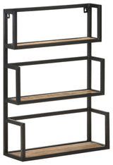 Vidaxl Wall Shelf 23.6"X7.9"X33.5" Rough Mango Wood