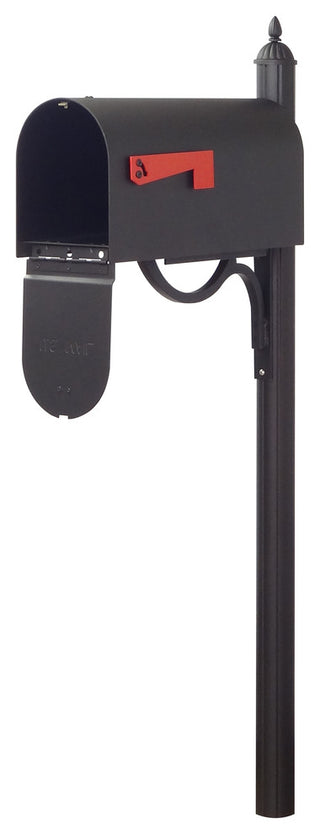 Titan Aluminum Curbside Mailbox and Richland Mailbox Post