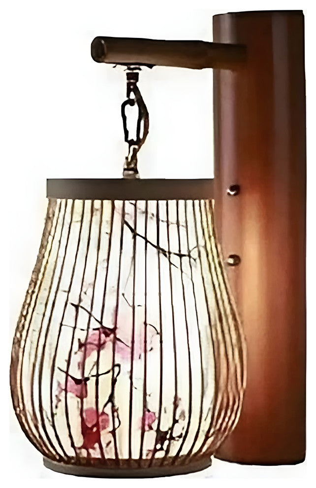 Jona | Luxury Japanese Bamboo Wall Lamp, E