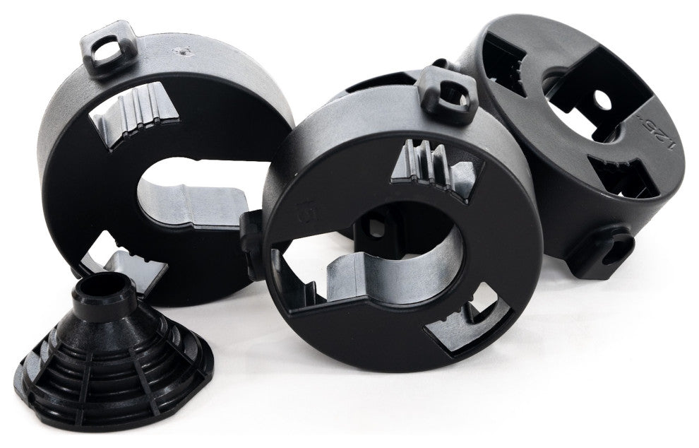 Rolling Artificial Christmas Tree Stand Metal (7-12 ft tall Trees)