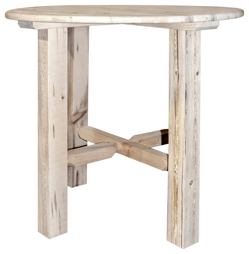 Homestead Collection Bistro Table, Clear Lacquer Finish
