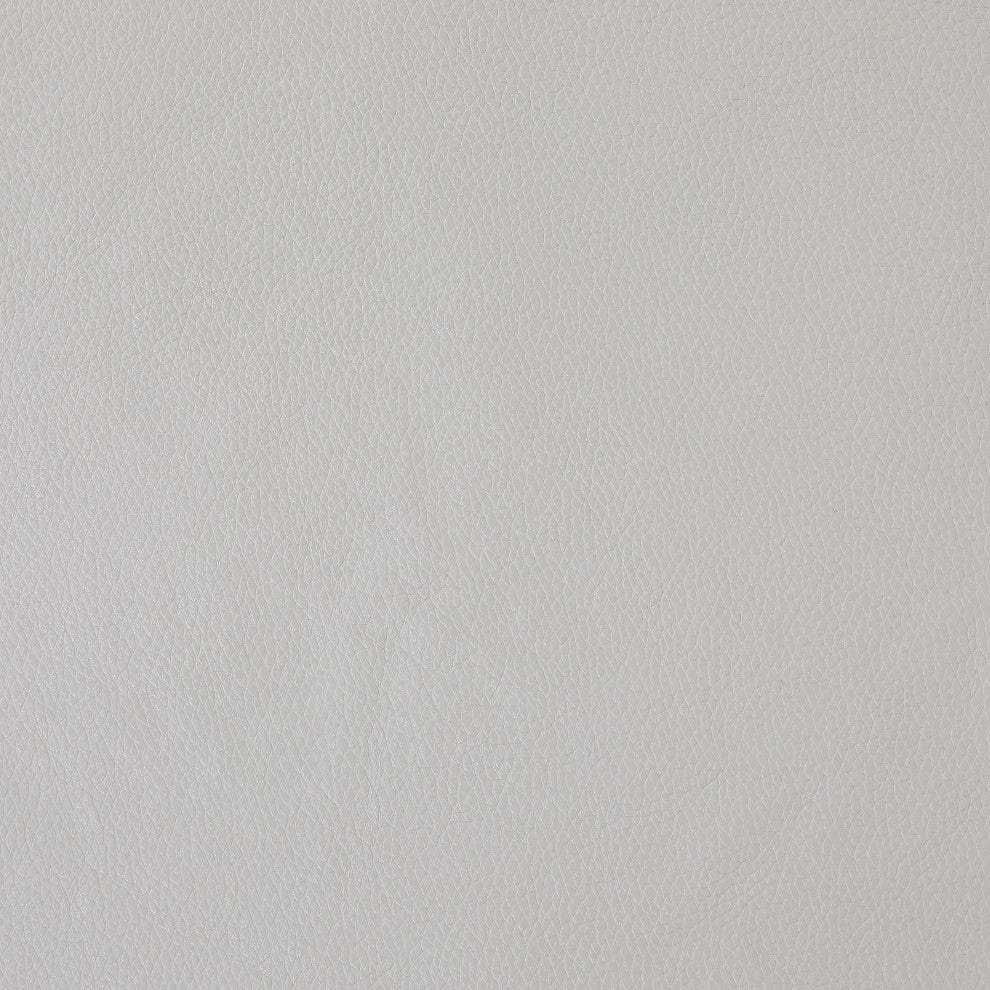 Milan Contemporary Genuine Italian Leather Sofa Light Gray