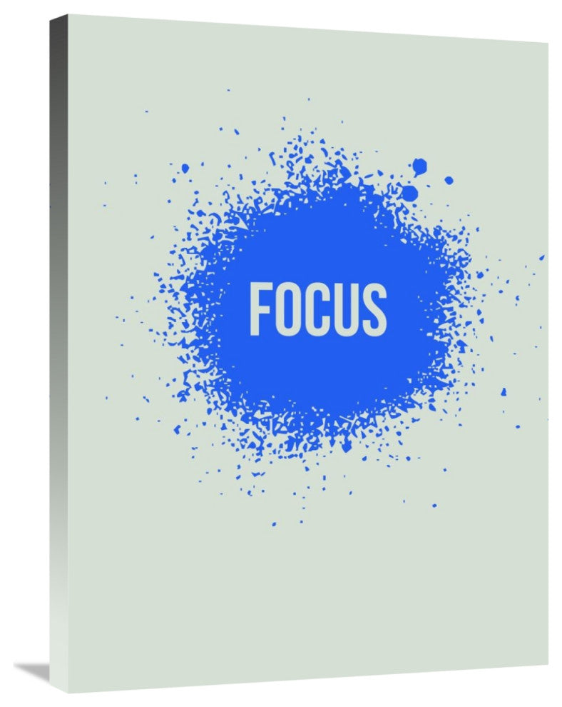 "Focus Splatter Poster 1" Fine Art Print