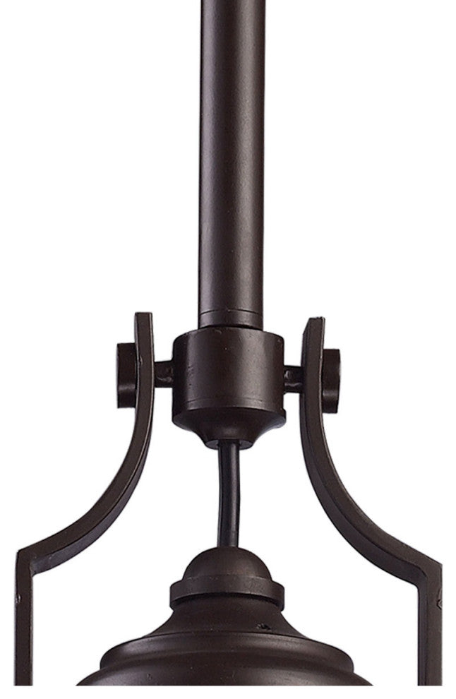 Chadwick 1-Light Pendant, Oiled Bronze