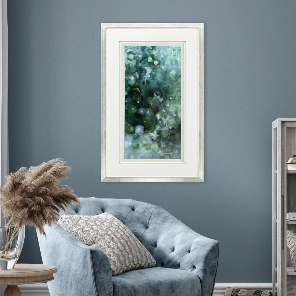 Emerald Constellation II Framed Art
