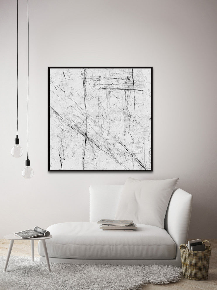 "Full Advantage" Floater Framed Painting Print on Canvas, 20x20