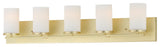 Maxim 10285 Lateral 5 Light 36"W Vanity Light - Satin Brass