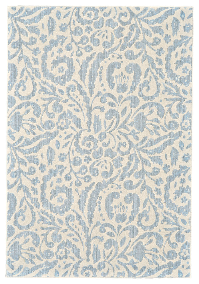 Weave & Wander Carini Rug, Mist, 2'2"x4'