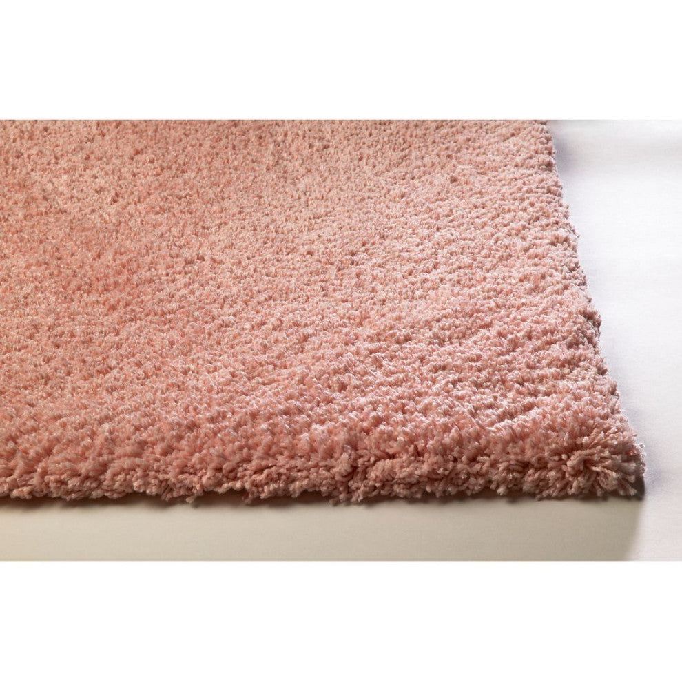 KAS Bliss 1575 Rose Pink Shag Area Rug, 5' x 7'