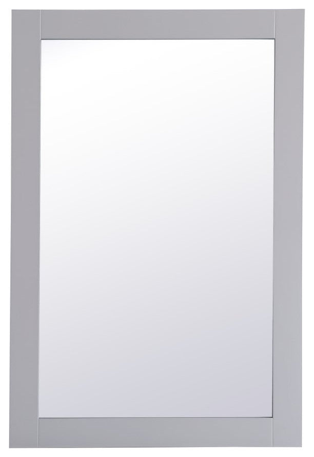 Anderson Rectangle Vanity Mirror, 24", Gray