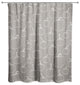 Gray Pumpkin Pattern 71x74 Shower Curtain