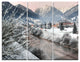 "Dolomites Winter Italy" Photo Metal Wall Art, 3 Panels, 36"x28"
