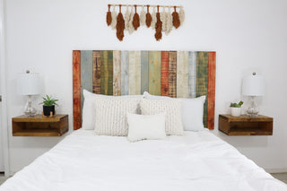 Handcrafted Headboard, Hanger Style, Retro Mix, King