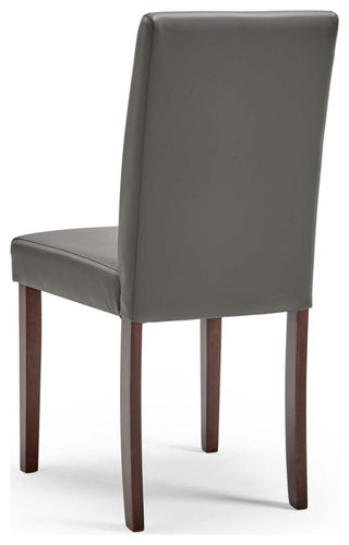 Prosper 5 Piece Faux Leather Dining Set EEI-4187-CAP-GRY