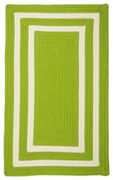 Colonial Mills La Playa PY61 Lime Indoor/Outdoor Area Rug, Rectangular 4'x6'