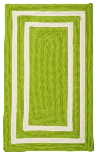 Colonial Mills La Playa PY61 Lime Indoor/Outdoor Area Rug, Rectangular 4'x6'