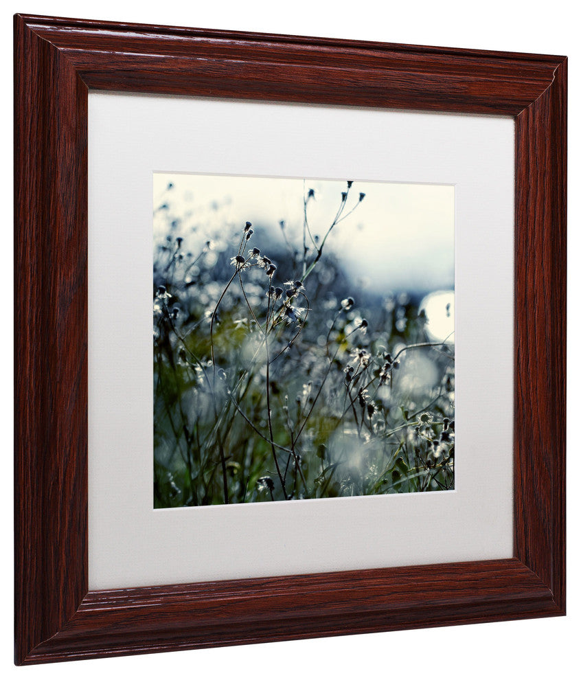 'In Silence' Matted Framed Canvas Art by Beata Czyzowska Young