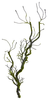 43" Moss Twig Vine Artificial Plant, Set of 4