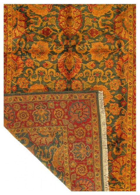 Fine Hand Knotted Agra Rug, 9'x12'