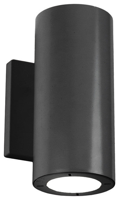 Vessel LED Outdoor Up and Down Wall-Light 2700K, Black