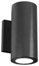 Vessel LED Outdoor Up and Down Wall-Light 2700K, Black