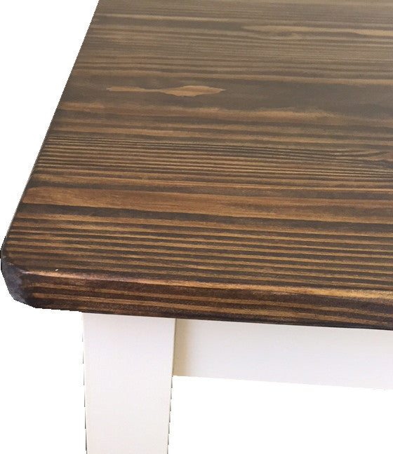 Essex Farmhouse Table With Tapered Legs, 48"
