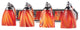 Elk Lighting 570-4C-M Bath and Spa 4-Light Vanity Light