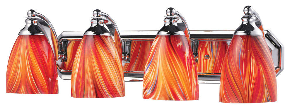 Elk Lighting 570-4C-M Bath and Spa 4-Light Vanity Light