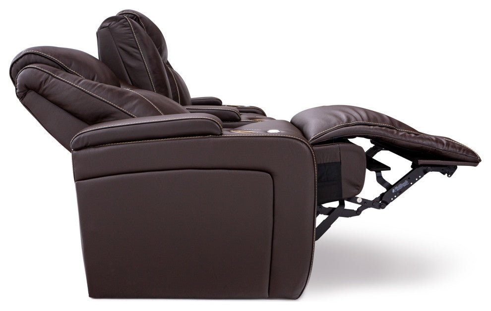 Seatcraft Colosseum Home Theater Seating, Brown, Sofa