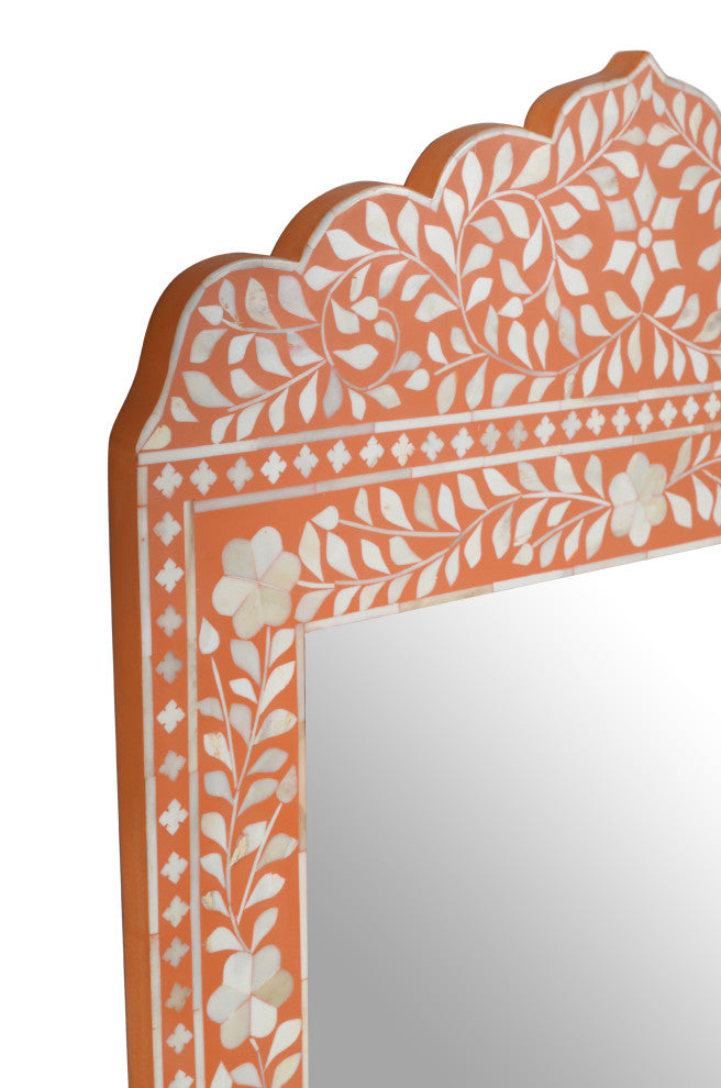 Bharat Handcraft Bone Inlay 48"x28" Mirror