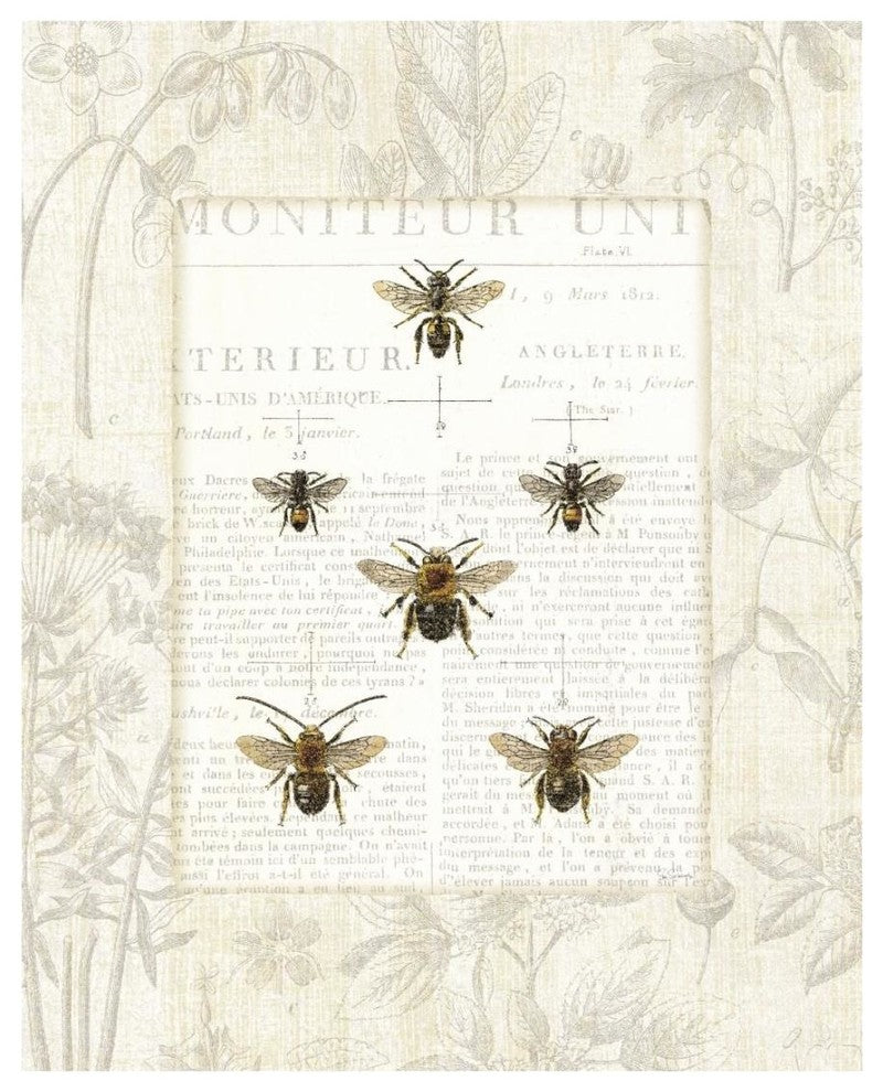 "Bee Botanical" Digital Paper Print by Sue Schlabach, 18"x22"